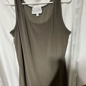 Compli k Women's long tank top- size xl- dress top new or like new